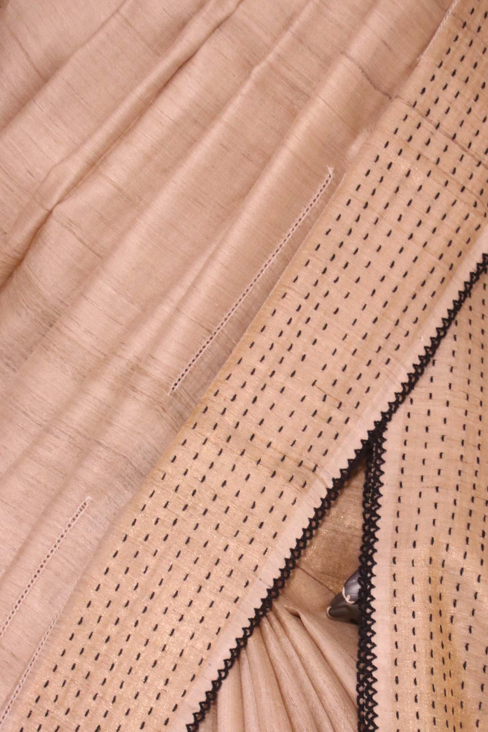 Handloom Pure Tussar Silk Saree AL206362